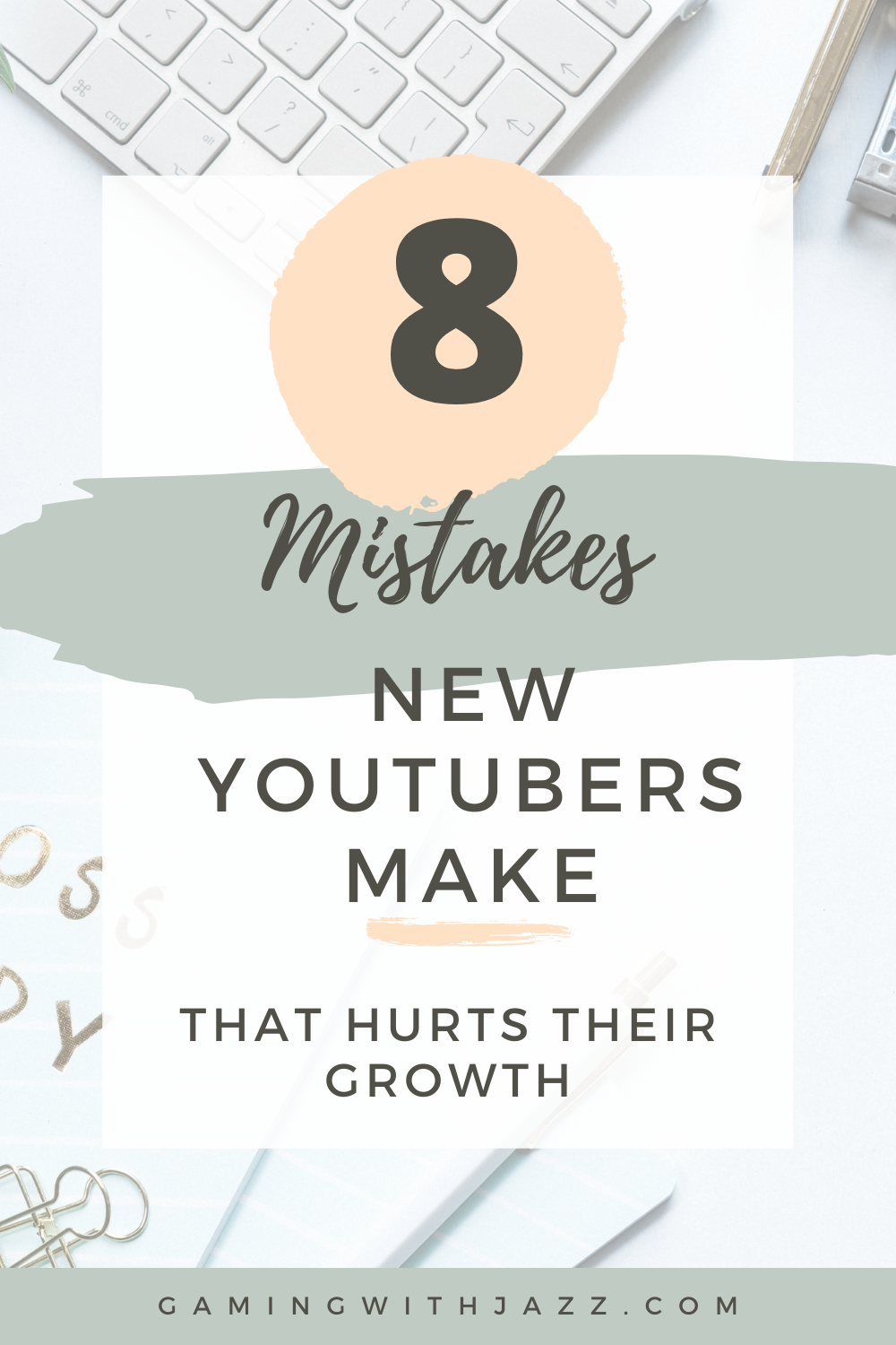 Mistakes New YouTubers Make That HURT Their Growth - Gaming With Jazz